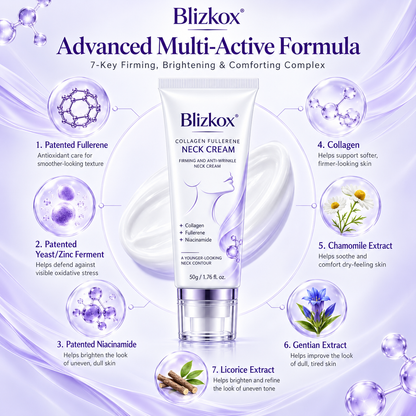 🧠👩‍🔬 Blizkox® All-Over Firming Cream for Face, Neck & Body – Helps Smooth, Firm & Brighten – Made in an ISO 22716-Certified Facility – 70% OFF + 🎁 Free Derma Roller